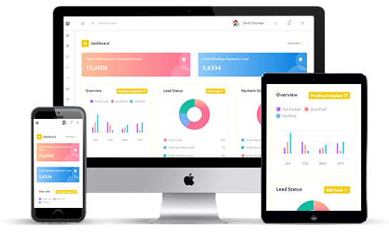 Solar ERP Software Dashboard From Popway